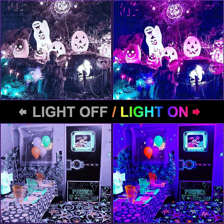 30W Black Lights for Glow Party application 30W Black Lights for Glow Party application