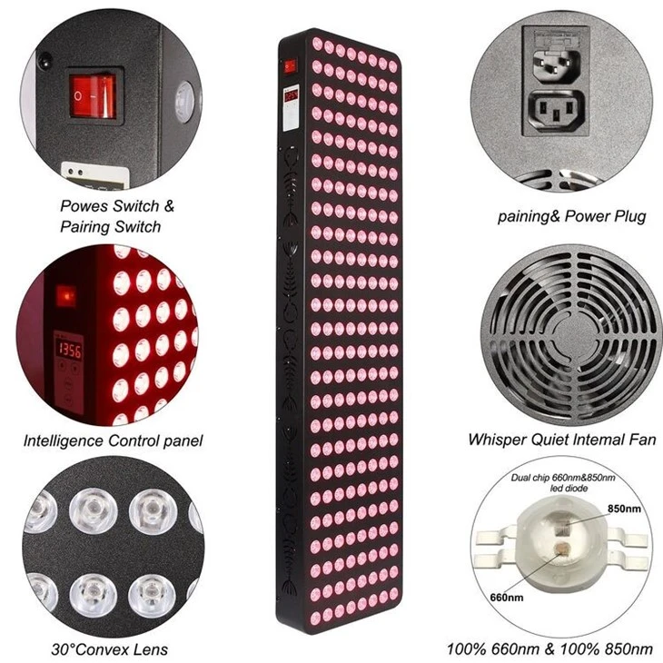 1000 Watt LED Red Light Therapy Panel detail