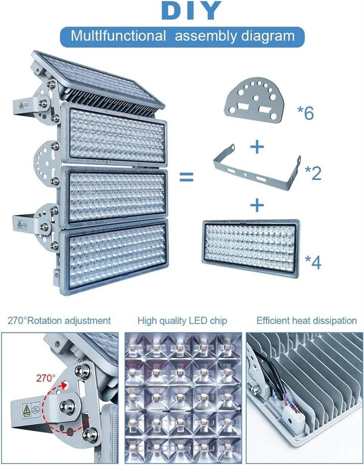 flood light in stadium diy
