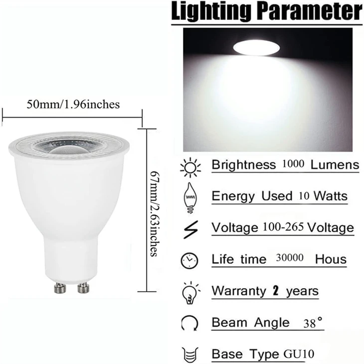 6,5 W True-Light LED 3-Step-DIM GU10 40° CRI98 5500K 650lm Vollspektrum Tageslicht factory
