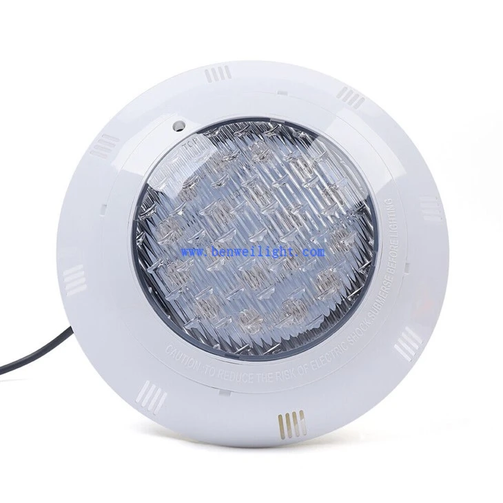 Wall mounted swimming pool light