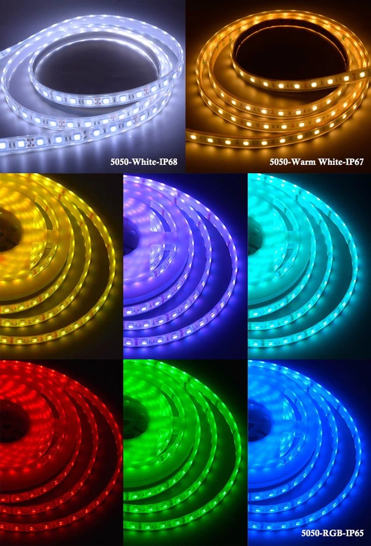 5050 Rgb LED-riba 12v