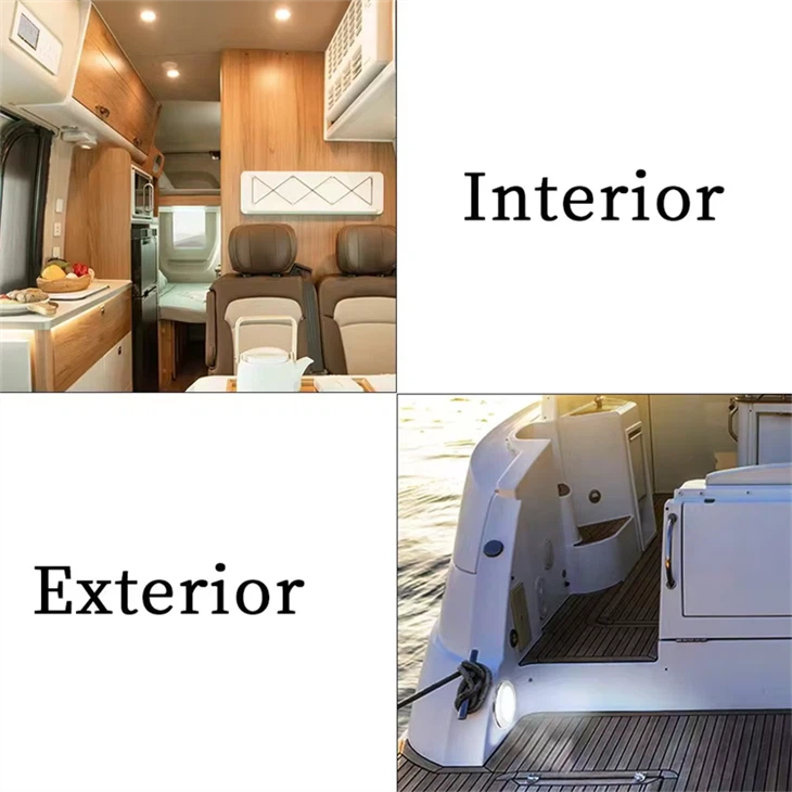 800LM Dimmable RV Interior LED Light, 6W 3000-6000K Camper Lighting Fixture With Remote Control best