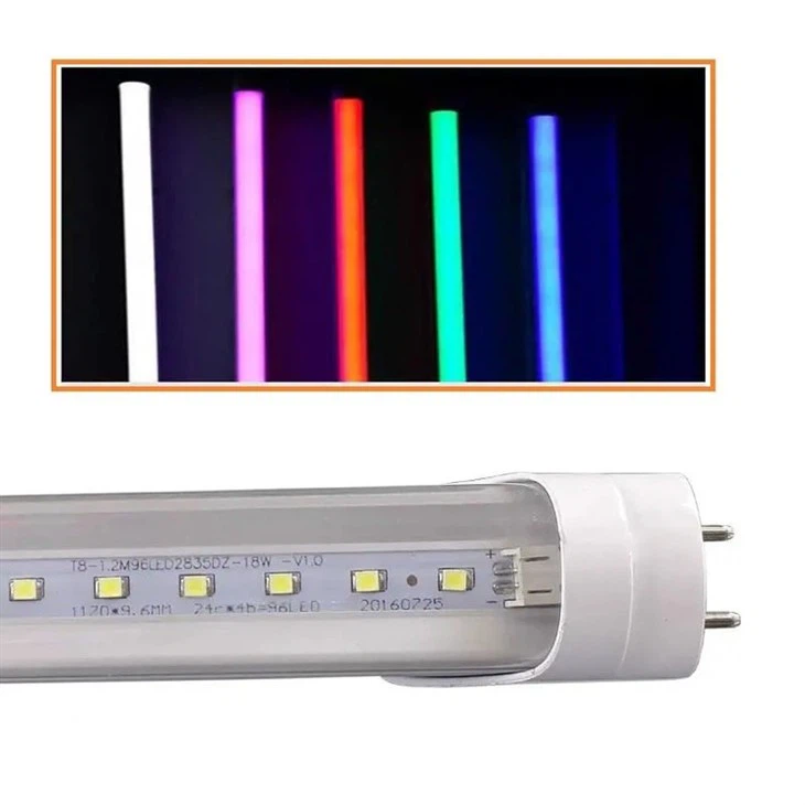 Värvi muutev Rgb LED-toru valgus
