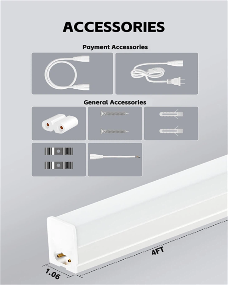 Custom T5 LED Tube Lights (1FT-4FT) - OEM/ODM Service best