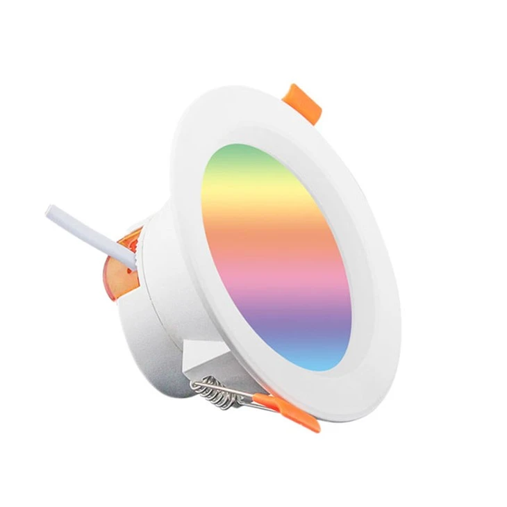 Hämardatav RGBW 10w ümmargune nutikas LED-allvalgusti