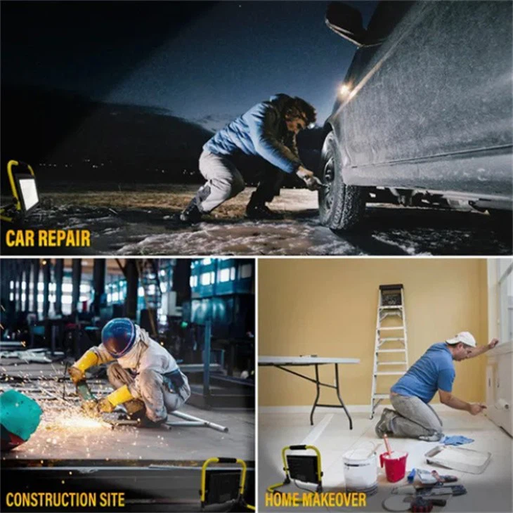 portable flood lights with stand